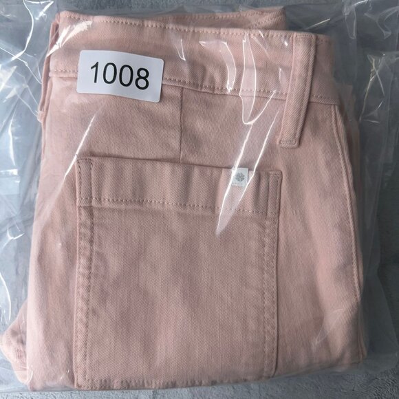 Lucky Brand Lolita Skinny Utility Jeans Ankle Zip Womens Peach Pink Size 6/28 - Picture 11 of 11